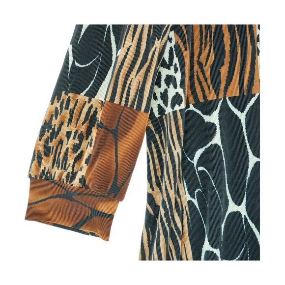 John Roberts Woman Jacket Open Cardigan Stretch Leopard Pattern Patched Size 24W - Picture 6 of 7